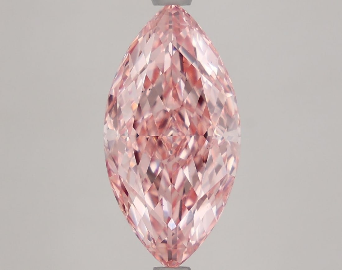 Loose Diamond - MARQUISE 3.23ct Fancy Vivid Pink VS1: Loose Diamond - MARQUISE 3.23ct Fancy Vivid Pink VS1 Source: This is a real non-mined Diamond that has been grown in a lab Shape: MARQUISE Carats: 3.23 Color: Fancy Vivid Pink Certification: IGI Video