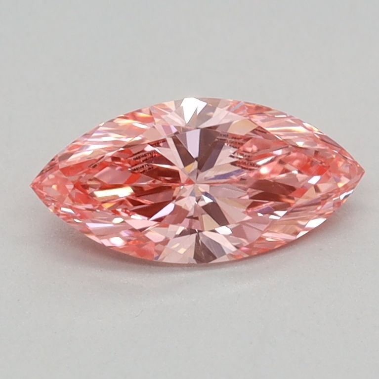 Loose Diamond - MARQUISE 0.33ct Fancy Vivid Pink VVS2: Loose Diamond - MARQUISE 0.33ct Fancy Vivid Pink VVS2 Source: This is a real non-mined Diamond that has been grown in a lab Shape: MARQUISE Carats: 0.33 Color: Fancy Vivid Pink Certification: IGI Vide
