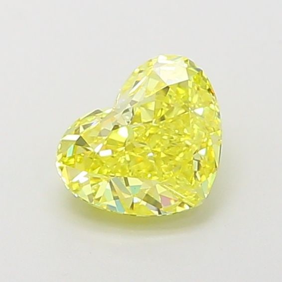 Loose Diamond - HEART 1.03ct Fancy Vivid Yellow VVS2: Loose Diamond - HEART 1.03ct Fancy Vivid Yellow VVS2 Source: This is a real non-mined Diamond that has been grown in a lab Shape: HEART Carats: 1.03 Color: Fancy Vivid Yellow Certification: IGI Video: