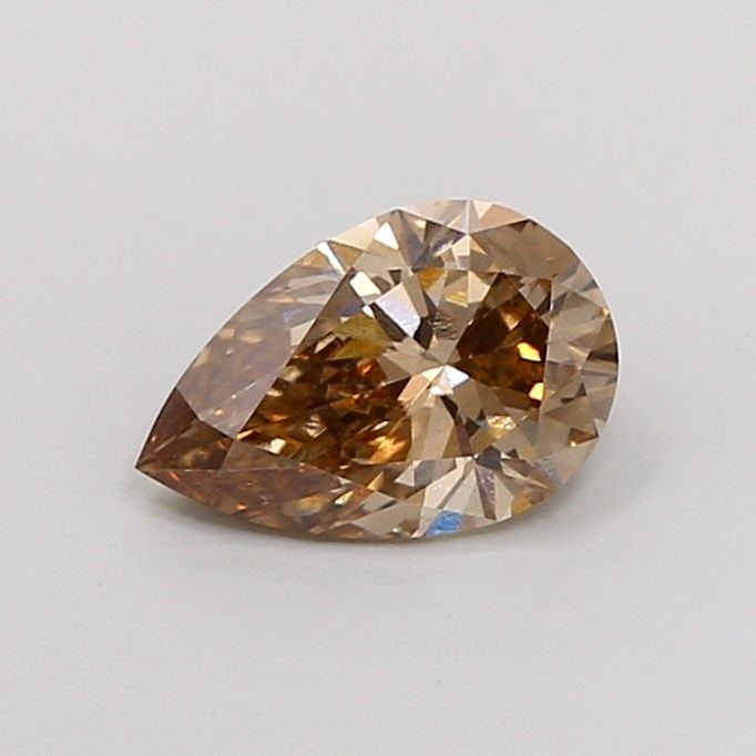 Loose Diamond - PEAR 1.08ct Fancy Brown VS1: Loose Diamond - PEAR 1.08ct Fancy Brown VS1 Source: This is a real non-mined Diamond that has been grown in a lab Shape: PEAR Carats: 1.08 Color: Fancy Brown Certification: IGI Video:
