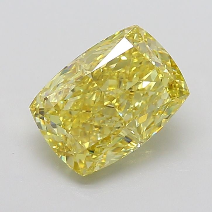 Loose Diamond - CUSHION MODIFIED 5.08ct Fancy Intense Yellow VS1 (1 of 1)