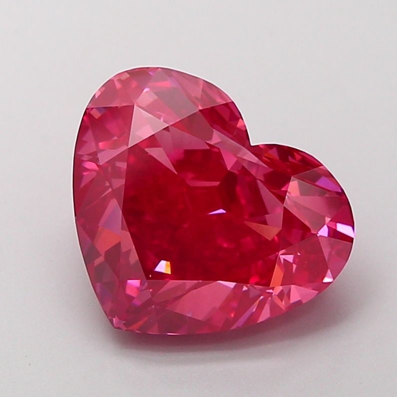 Loose Diamond - HEART 4.07ct Fancy Vivid Pink VVS2 (1 of 1)
