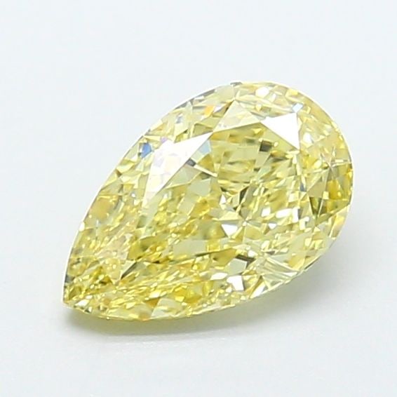 Loose Diamond - PEAR 1.33ct Fancy Intense Yellow VVS2: Loose Diamond - PEAR 1.33ct Fancy Intense Yellow VVS2 Source: This is a real non-mined Diamond that has been grown in a lab Shape: PEAR Carats: 1.33 Color: Fancy Intense Yellow Certification: IGI