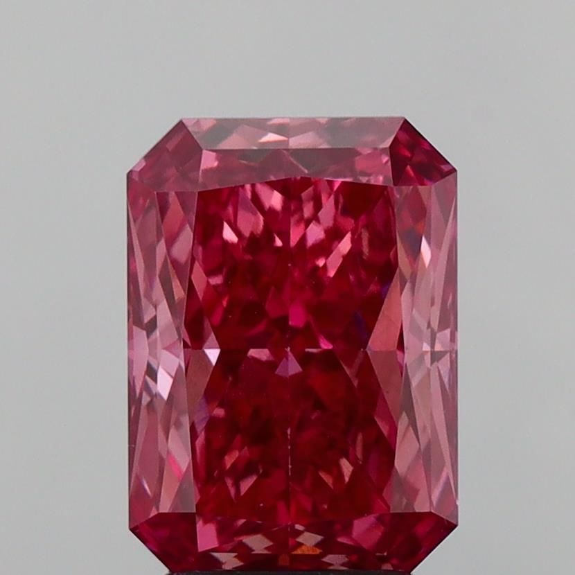 Loose Diamond - RADIANT 3.08ct Fancy Vivid Pink VS1 (1 of 1)
