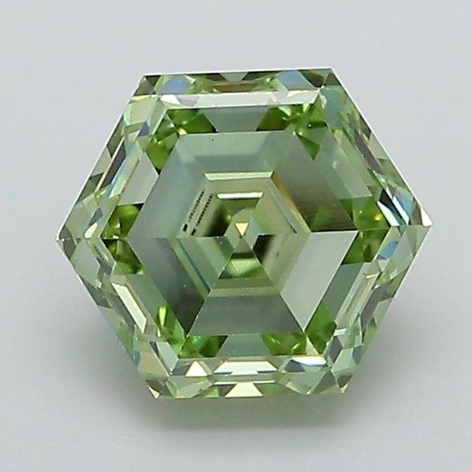 Loose Diamond - HEXAGONAL 1.56ct Fancy Intense Green VS2 (1 of 1)