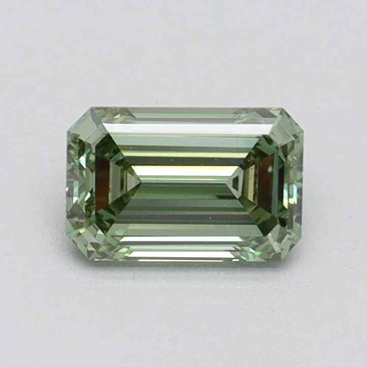 Loose Diamond - EMERALD 0.7ct Fancy Intense Green VS1 (1 of 1)