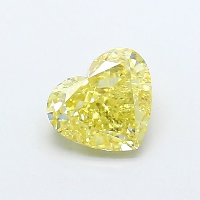 Loose Diamond - HEART 1.03ct Fancy Intense Yellow VVS2: Loose Diamond - HEART 1.03ct Fancy Intense Yellow VVS2 Source: This is a real non-mined Diamond that has been grown in a lab Shape: HEART Carats: 1.03 Color: Fancy Intense Yellow Certification: IGI
