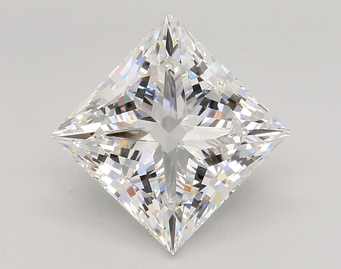 Loose Diamond - PRINCESS 5.03ct E VVS2: Loose Diamond - PRINCESS 5.03ct E VVS2 Source: This is a real non-mined Diamond that has been grown in a lab Shape: PRINCESS Carats: 5.03 Color: E Clarity: VVS2 Certification: IGI Video: