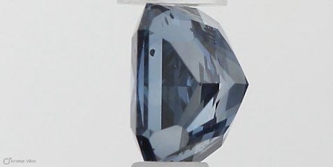 Loose Diamond - SQUARE EMERALD 0.51ct Fancy Vivid Blue SI2 (1 of 1)