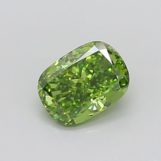 Loose Diamond - CUSHION MODIFIED 1.04ct Fancy Vivid Green VS2: Loose Diamond - CUSHION MODIFIED 1.04ct Fancy Vivid Green VS2 Source: This is a real non-mined Diamond that has been grown in a lab Shape: CUSHION MODIFIED Carats: 1.04 Color: Fancy Vivid Green Certif
