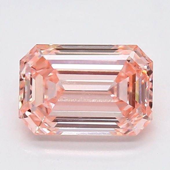 Loose Diamond - EMERALD 0.73ct Fancy Vivid Pink VS1: Loose Diamond - EMERALD 0.73ct Fancy Vivid Pink VS1 Source: This is a real non-mined Diamond that has been grown in a lab Shape: EMERALD Carats: 0.73 Color: Fancy Vivid Pink Certification: NONE Video: