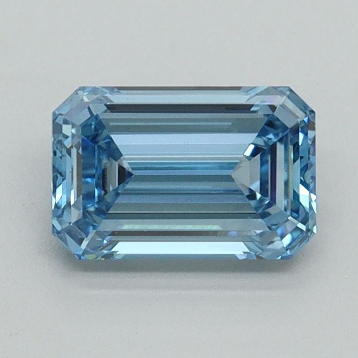 Loose Diamond - EMERALD 1.05ct Fancy Intense Blue VS1: Loose Diamond - EMERALD 1.05ct Fancy Intense Blue VS1 Source: This is a real non-mined Diamond that has been grown in a lab Shape: EMERALD Carats: 1.05 Color: Fancy Intense Blue Certification: IGI Vid