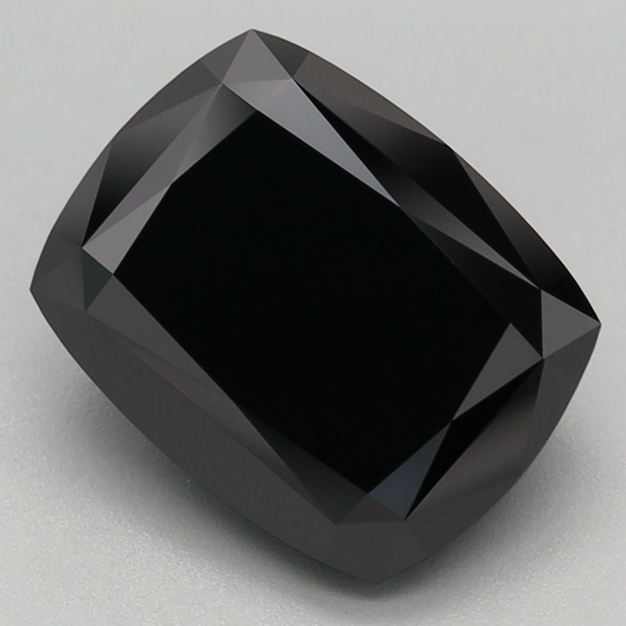 Loose Diamond - CUSHION BRILLIANT 2.75ct Fancy Black (1 of 1)