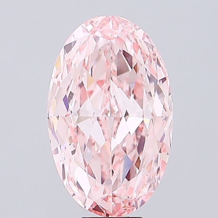 Loose Diamond - OVAL 11.07ct Fancy Intense Pink VVS2: Loose Diamond - OVAL 11.07ct Fancy Intense Pink VVS2 Source: This is a real non-mined Diamond that has been grown in a lab Shape: OVAL Carats: 11.07 Color: Fancy Intense Pink Certification: IGI Video: