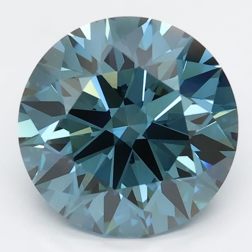 Loose Diamond - ROUND 3.57ct Blue VS1: Loose Diamond - ROUND 3.57ct Blue VS1 Source: This is a real non-mined Diamond that has been grown in a lab Shape: ROUND Carats: 3.57 Color: Blue Certification: NONE Video: