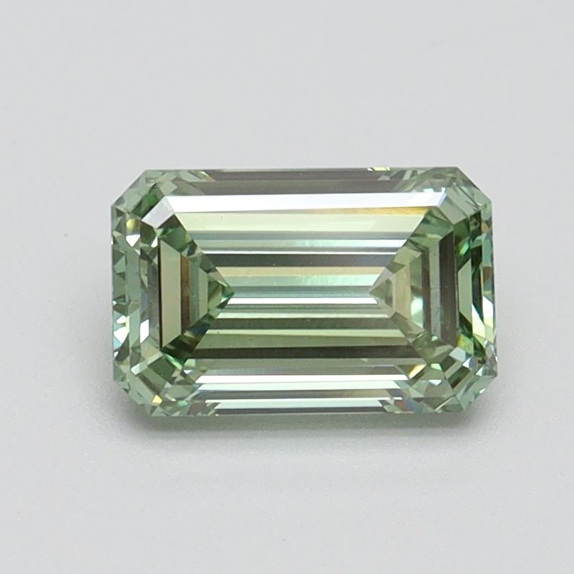 Loose Diamond - EMERALD 1.01ct Fancy Intense Green VVS2: Loose Diamond - EMERALD 1.01ct Fancy Intense Green VVS2 Source: This is a real non-mined Diamond that has been grown in a lab Shape: EMERALD Carats: 1.01 Color: Fancy Intense Green Certification: IGI