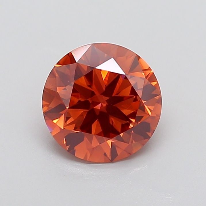 Loose Diamond - ROUND 3.1ct Fancy Orangey Brown VS2: Loose Diamond - ROUND 3.1ct Fancy Orangey Brown VS2 Source: This is a real non-mined Diamond that has been grown in a lab Shape: ROUND Carats: 3.1 Color: Fancy Orangey Brown Certification: IGI The Dia