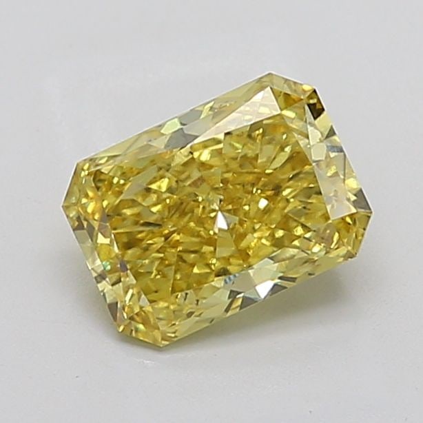 Loose Diamond - RADIANT 2.26ct Fancy Vivid Yellow VS2: Loose Diamond - RADIANT 2.26ct Fancy Vivid Yellow VS2 Source: This is a real non-mined Diamond that has been grown in a lab Shape: RADIANT Carats: 2.26 Color: Fancy Vivid Yellow Certification: IGI Vid