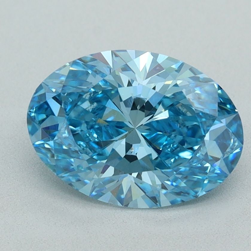 Loose Diamond - OVAL 2.03ct Fancy Vivid Blue VS1: Loose Diamond - OVAL 2.03ct Fancy Vivid Blue VS1 Source: This is a real non-mined Diamond that has been grown in a lab Shape: OVAL Carats: 2.03 Color: Fancy Vivid Blue Certification: IGI Video: