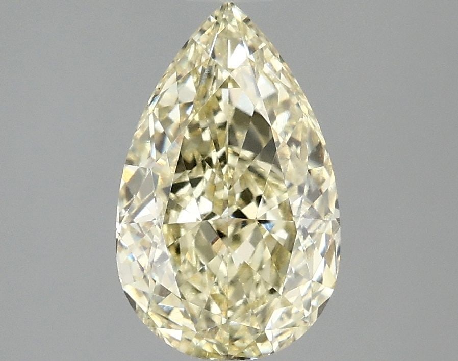 Loose Diamond - PEAR 2.03ct Fancy Intense Yellow VS1: Loose Diamond - PEAR 2.03ct Fancy Intense Yellow VS1 Source: This is a real non-mined Diamond that has been grown in a lab Shape: PEAR Carats: 2.03 Color: Fancy Intense Yellow Certification: IGI