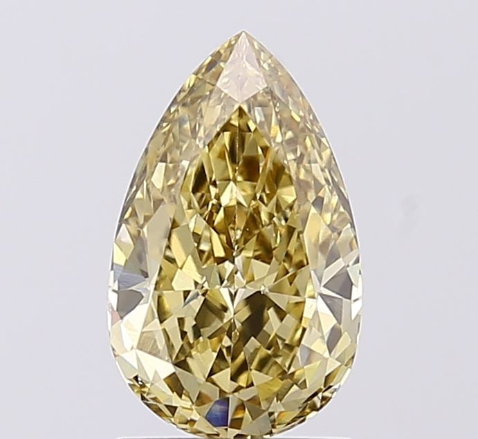 Loose Diamond - PEAR 1.89ct Fancy Gray Yellow VS1: Loose Diamond - PEAR 1.89ct Fancy Gray Yellow VS1 Source: This is a real non-mined Diamond that has been grown in a lab Shape: PEAR Carats: 1.89 Color: Fancy Gray Yellow Certification: IGI Video: