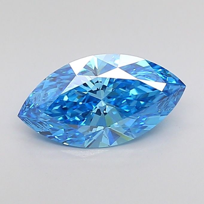 Loose Diamond - MARQUISE 1.48ct Fancy Vivid Blue VS1: Loose Diamond - MARQUISE 1.48ct Fancy Vivid Blue VS1 Source: This is a real non-mined Diamond that has been grown in a lab Shape: MARQUISE Carats: 1.48 Color: Fancy Vivid Blue Certification: IGI Video