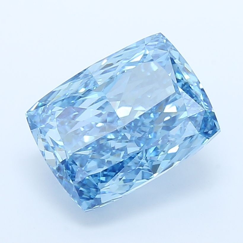 Loose Diamond - CUSHION MODIFIED 5.05ct Fancy Vivid Blue VVS2: Loose Diamond - CUSHION MODIFIED 5.05ct Fancy Vivid Blue VVS2 Source: This is a real non-mined Diamond that has been grown in a lab Shape: CUSHION MODIFIED Carats: 5.05 Color: Fancy Vivid Blue Certifi