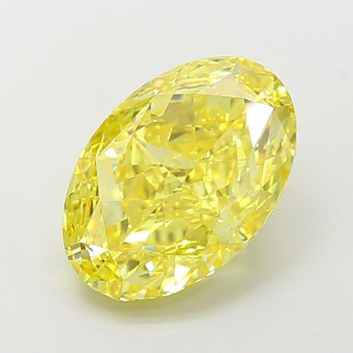 Loose Diamond - OVAL 4.06ct Fancy Vivid Yellow VS1: Loose Diamond - OVAL 4.06ct Fancy Vivid Yellow VS1 Source: This is a real non-mined Diamond that has been grown in a lab Shape: OVAL Carats: 4.06 Color: Fancy Vivid Yellow Certification: IGI Video: