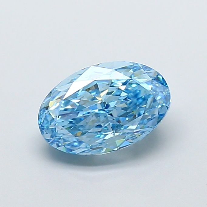 Loose Diamond - OVAL 3.52ct Fancy Vivid Blue VS2 (1 of 1)