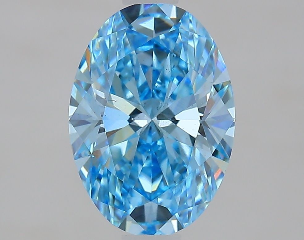 Loose Diamond - OVAL 1.54ct Fancy Vivid Blue VS2 (1 of 1)