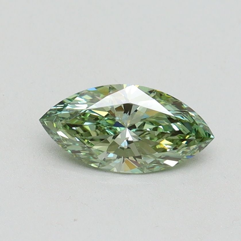 Loose Diamond - MARQUISE 0.51ct Fancy Intense Green VVS2: Loose Diamond - MARQUISE 0.51ct Fancy Intense Green VVS2 Source: This is a real non-mined Diamond that has been grown in a lab Shape: MARQUISE Carats: 0.51 Color: Fancy Intense Green Certification: IG