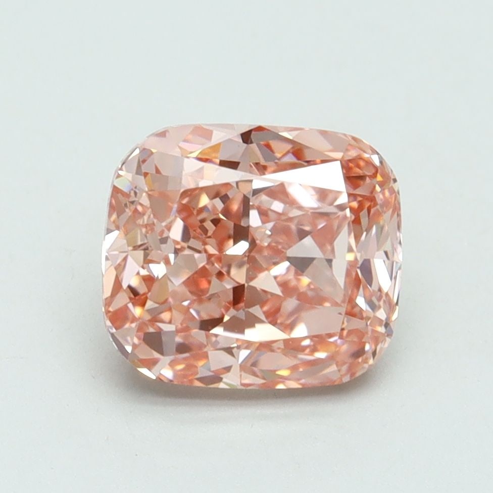 Loose Diamond - CUSHION BRILLIANT 2.27ct Fancy Vivid Pink VS1: Loose Diamond - CUSHION BRILLIANT 2.27ct Fancy Vivid Pink VS1 Source: This is a real non-mined Diamond that has been grown in a lab Shape: CUSHION BRILLIANT Carats: 2.27 Color: Fancy Vivid Pink Certif