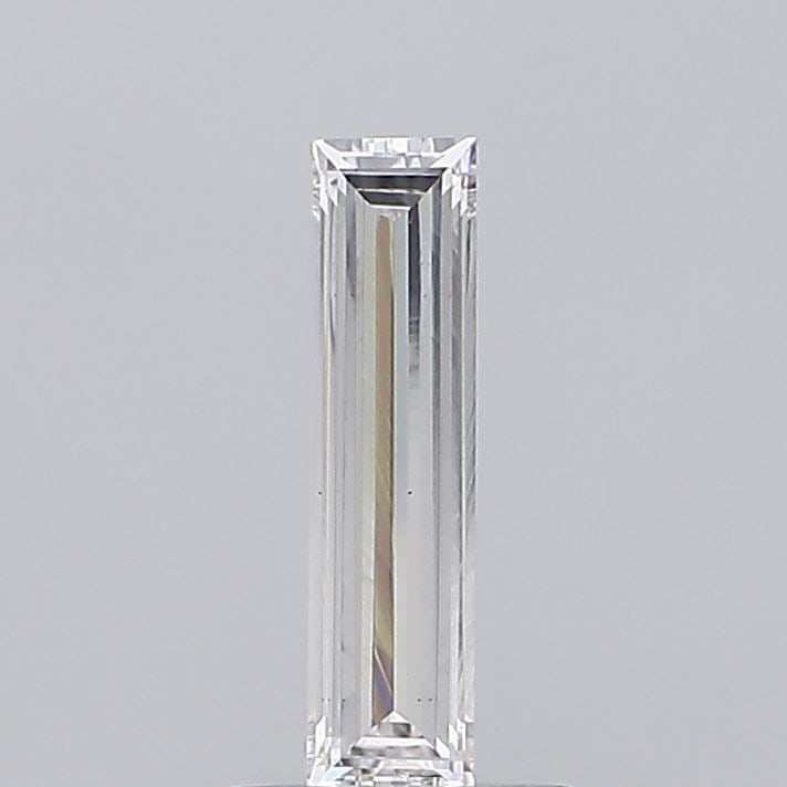 Loose Diamond - BAGUETTE 0.44ct E VVS2: Loose Diamond - BAGUETTE 0.44ct E VVS2 Source: This is a real non-mined Diamond that has been grown in a lab Shape: BAGUETTE Carats: 0.44 Color: E Clarity: VVS2 Certification: NONE Video: