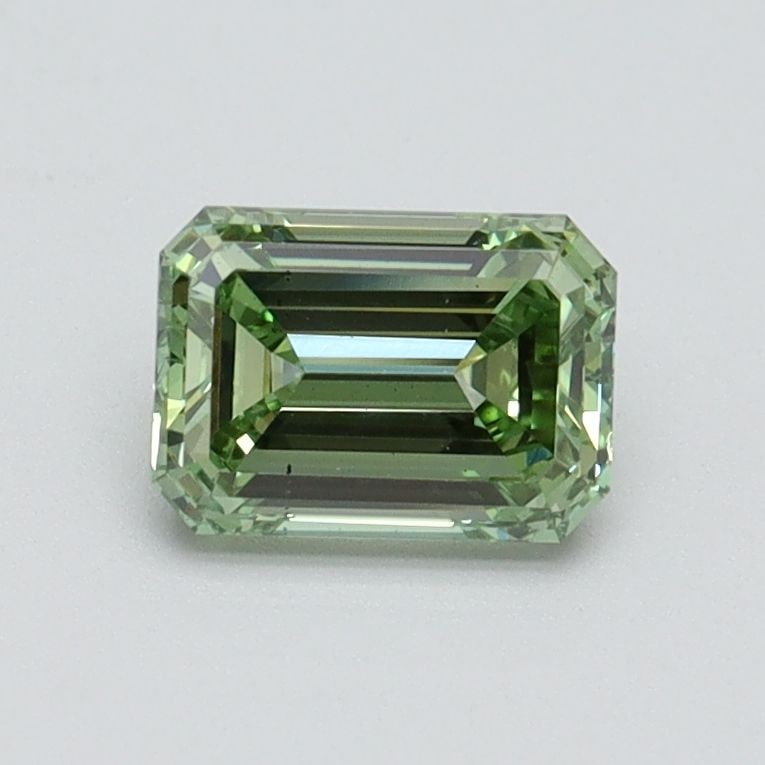Loose Diamond - EMERALD 0.8ct Fancy Intense Green VS2 (1 of 1)