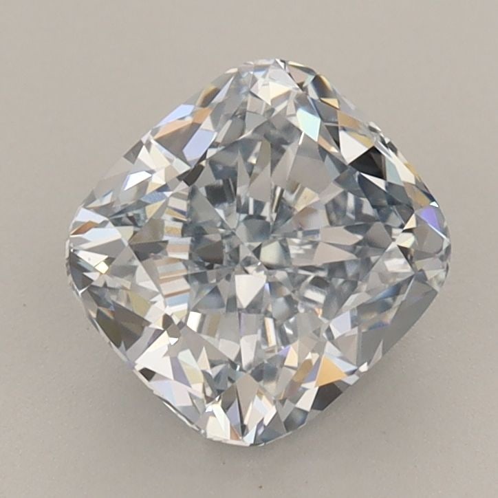 Loose Diamond - CUSHION MODIFIED 1.7ct Fancy Light Blue VS1: Loose Diamond - CUSHION MODIFIED 1.7ct Fancy Light Blue VS1 Source: This is a real non-mined Diamond that has been grown in a lab Shape: CUSHION MODIFIED Carats: 1.7 Color: Fancy Light Blue Certificat