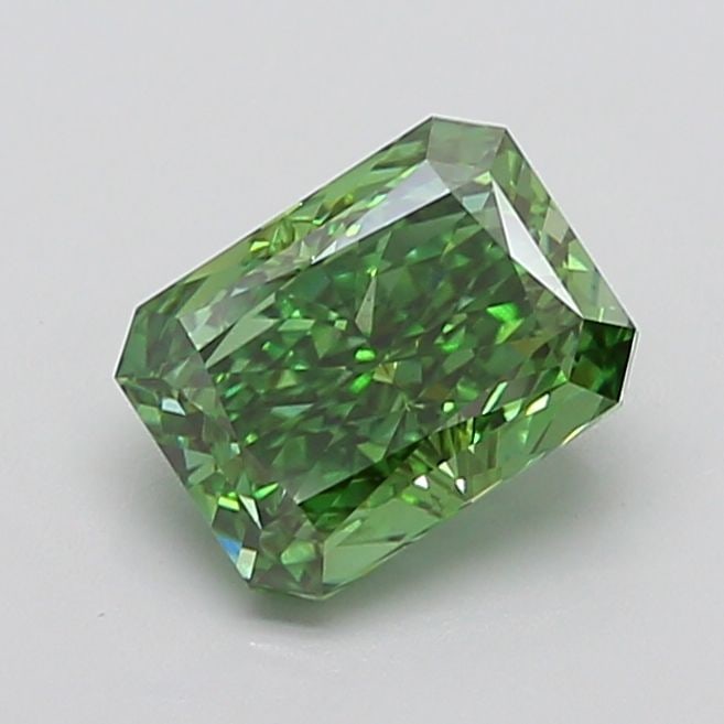 Loose Diamond - RADIANT 3.41ct Fancy Vivid Green VS1 (1 of 1)