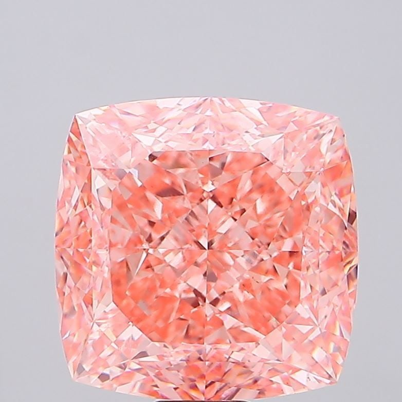 Loose Diamond - CUSHION MODIFIED 31.08ct Fancy Vivid Pink VS1: Loose Diamond - CUSHION MODIFIED 31.08ct Fancy Vivid Pink VS1 Source: This is a real non-mined Diamond that has been grown in a lab Shape: CUSHION MODIFIED Carats: 31.08 Color: Fancy Vivid Pink Certif