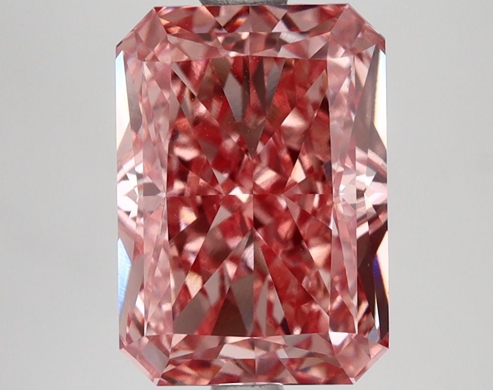 Loose Diamond - RADIANT 4.11ct Fancy Vivid Pink VVS2 (1 of 1)