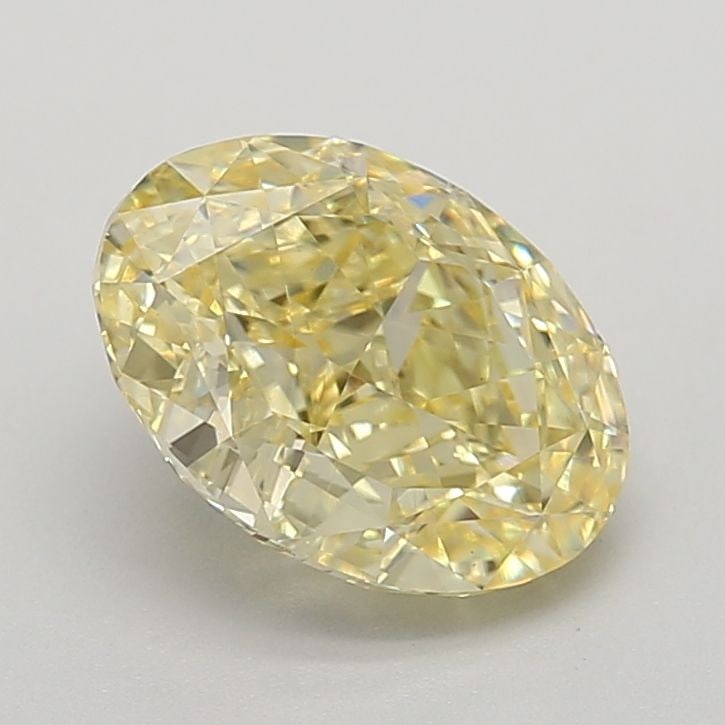 Loose Diamond - OVAL 2.69ct Fancy Vivid Yellow VS1: Loose Diamond - OVAL 2.69ct Fancy Vivid Yellow VS1 Source: This is a real non-mined Diamond that has been grown in a lab Shape: OVAL Carats: 2.69 Color: Fancy Vivid Yellow Certification: IGI Video: