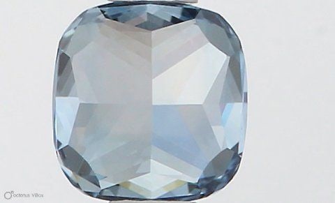 Loose Diamond - CUSHION MODIFIED 0.5ct Fancy Vivid Blue VS1: Loose Diamond - CUSHION MODIFIED 0.5ct Fancy Vivid Blue VS1 Source: This is a real non-mined Diamond that has been grown in a lab Shape: CUSHION MODIFIED Carats: 0.5 Color: Fancy Vivid Blue Certificat