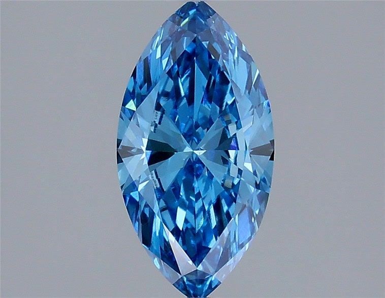 Loose Diamond - MARQUISE 1.29ct Fancy Vivid Blue VS1: Loose Diamond - MARQUISE 1.29ct Fancy Vivid Blue VS1 Source: This is a real non-mined Diamond that has been grown in a lab Shape: MARQUISE Carats: 1.29 Color: Fancy Vivid Blue Certification: IGI Video