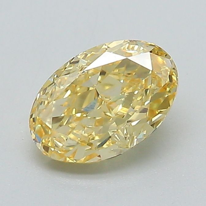 Loose Diamond - OVAL 1.0ct Fancy Vivid Yellow VVS2: Loose Diamond - OVAL 1.0ct Fancy Vivid Yellow VVS2 Source: This is a real non-mined Diamond that has been grown in a lab Shape: OVAL Carats: 1.0 Color: Fancy Vivid Yellow Certification: IGI Video: