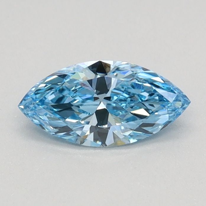 Loose Diamond - MARQUISE 0.35ct Fancy Vivid Blue VVS2: Loose Diamond - MARQUISE 0.35ct Fancy Vivid Blue VVS2 Source: This is a real non-mined Diamond that has been grown in a lab Shape: MARQUISE Carats: 0.35 Color: Fancy Vivid Blue Certification: IGI Vide