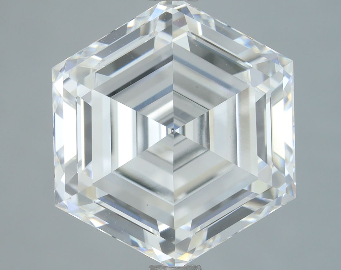 Loose Diamond - HEXAGONAL 4.06ct D VVS2 (1 of 1)