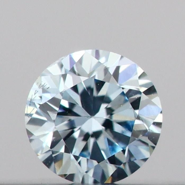 Loose Diamond - ROUND 0.1ct Fancy Intense Blue VS2: Loose Diamond - ROUND 0.1ct Fancy Intense Blue VS2 Source: This is a real non-mined Diamond that has been grown in a lab Shape: ROUND Carats: 0.1 Color: Fancy Intense Blue Certification: IGI Video: