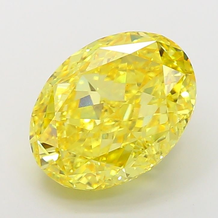 Loose Diamond - OVAL 10.04ct Fancy Vivid Yellow VS1 (1 of 1)