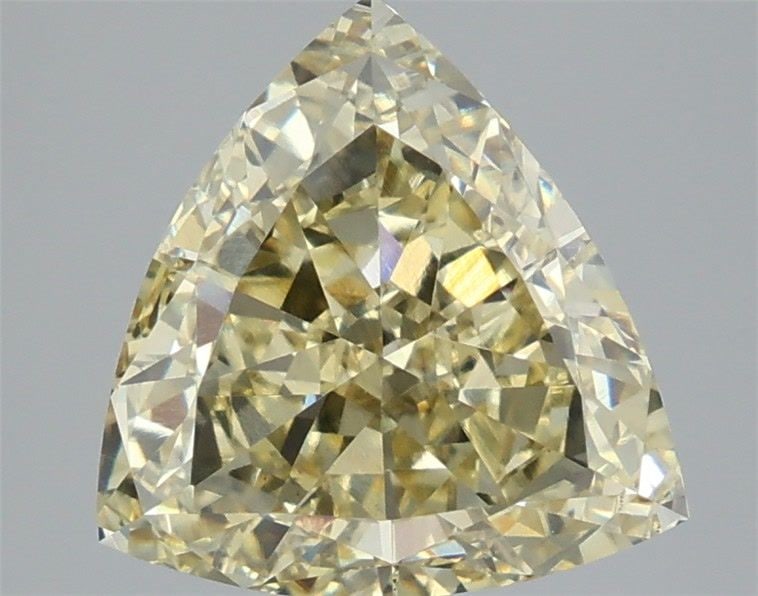 Loose Diamond - TRIANGULAR 4.05ct Fancy Yellow VS1: Loose Diamond - TRIANGULAR 4.05ct Fancy Yellow VS1 Source: This is a real non-mined Diamond that has been grown in a lab Shape: TRIANGULAR Carats: 4.05 Color: Fancy Yellow Certification: IGI Video: