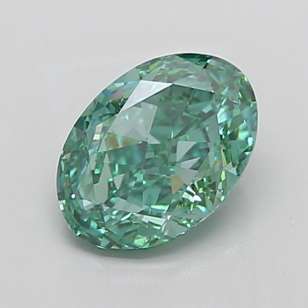 Loose Diamond - OVAL 2.72ct Fancy Vivid Green VVS2 (1 of 1)