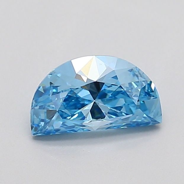Loose Diamond - HALF MOON 0.7ct Fancy Vivid Blue VS1 (1 of 1)