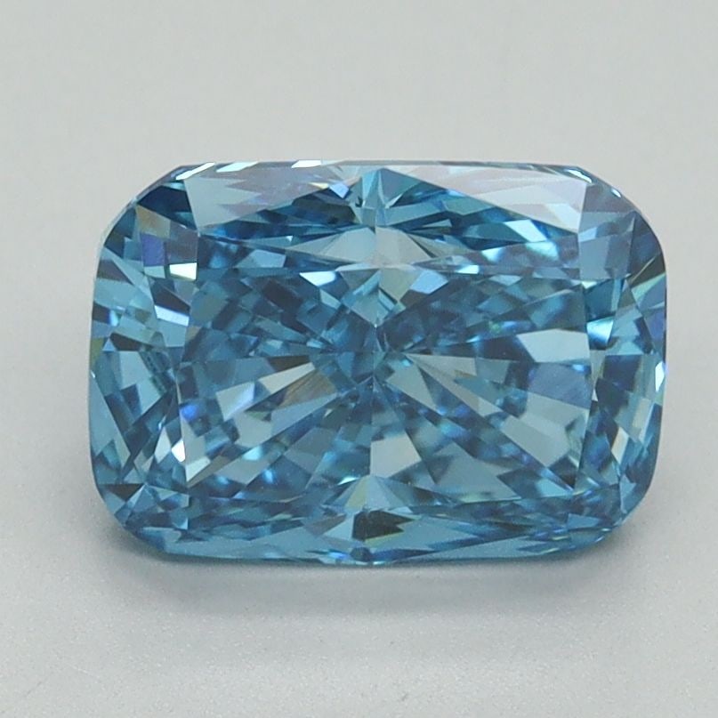 Loose Diamond - CUSHION BRILLIANT 2.21ct Fancy Vivid Blue VVS2: Loose Diamond - CUSHION BRILLIANT 2.21ct Fancy Vivid Blue VVS2 Source: This is a real non-mined Diamond that has been grown in a lab Shape: CUSHION BRILLIANT Carats: 2.21 Color: Fancy Vivid Blue Certi